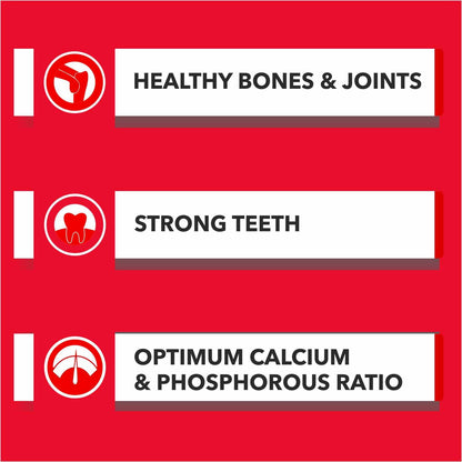 Drools Absolute Calcium Bone Pouch for Dogs — in use