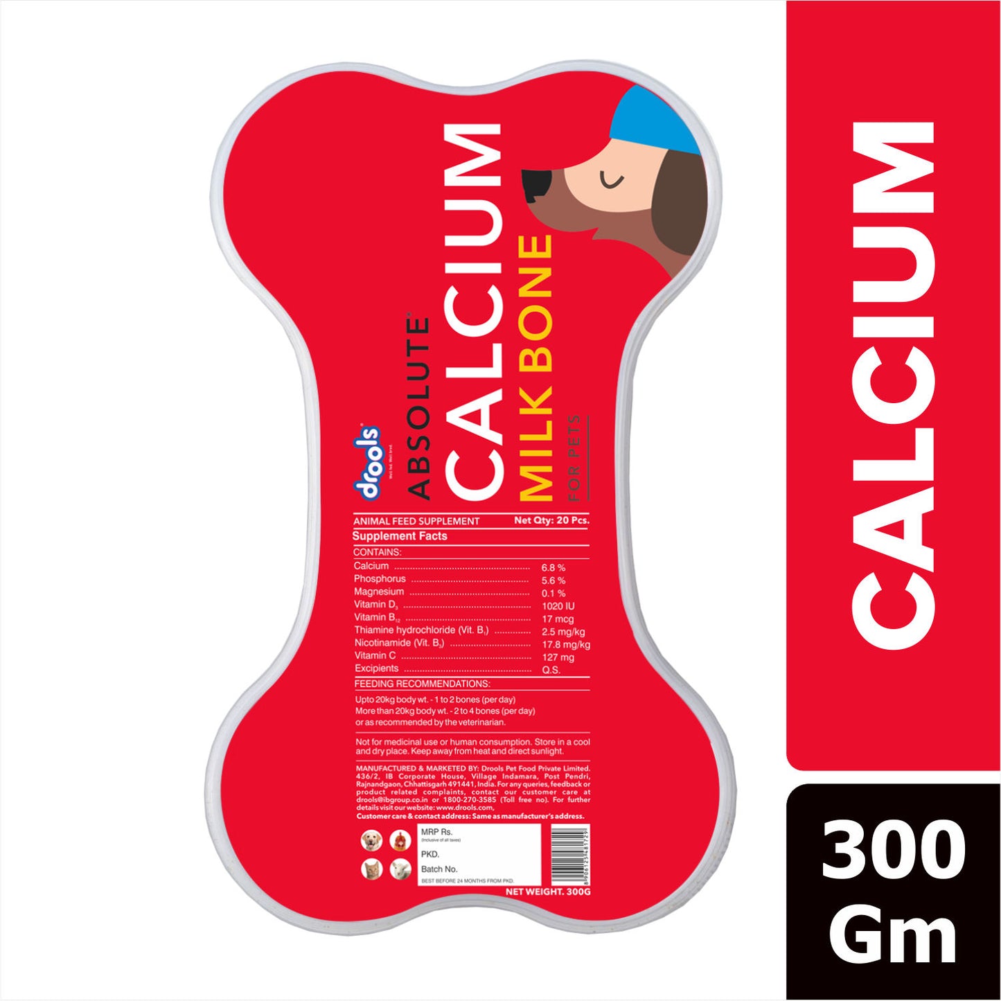Drools Absolute Calcium Bone Jar For Dogs - Image 2