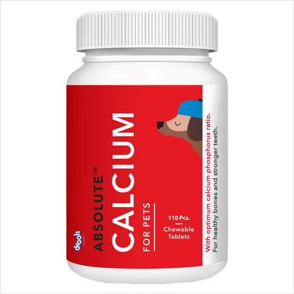 Drools Absolute Calcium Dog Supplement Tablets — detail shot