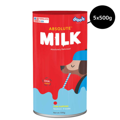 Drools Absolute Milk for Newborn Puppies — back view