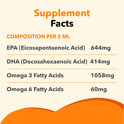 Drools Absolute Salmon Oil Syrup Supplement for Dogs — back view