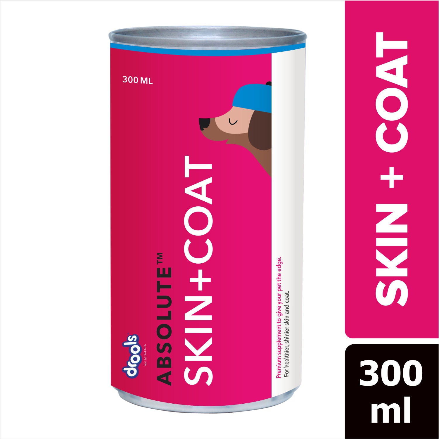 Drools Absolute Skin Coat Syrup Dog Supplement