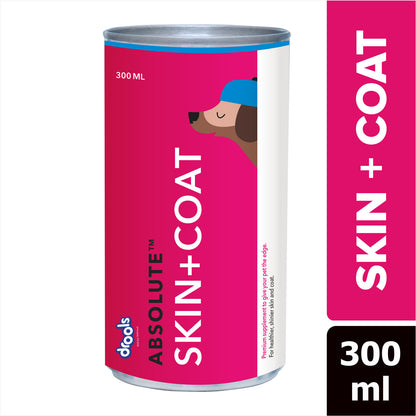 Drools Absolute Skin Coat Syrup Dog Supplement