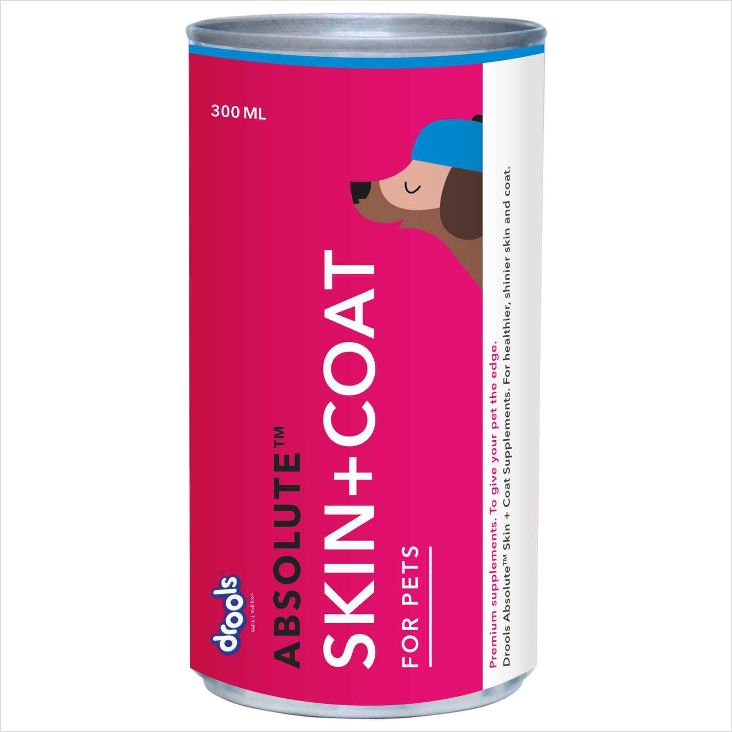 Drools Absolute Skin & Coat Syrup Supplement for Dogs — detail shot