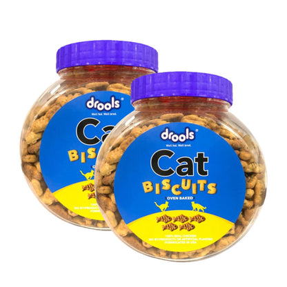 Drools Biscuit Cat Treat — back view