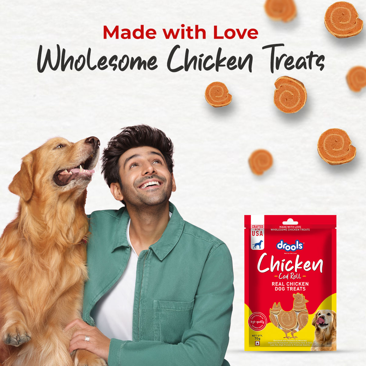 Drools Chicken Cod Roll Treats For Dogs - Image 3