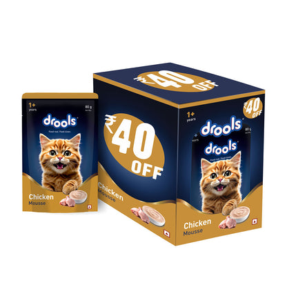 Drools Chicken Mousse Adult Cat Wet Food — side view