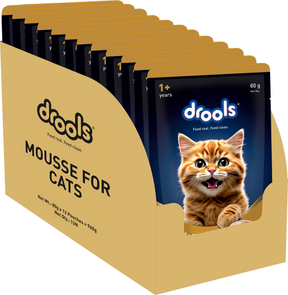 Drools Chicken Mousse Adult Cat Wet Food — back view