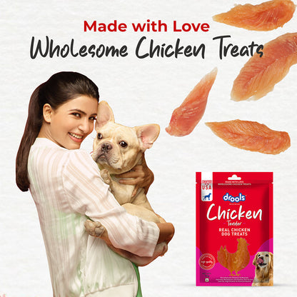 Drools Chicken Tender Dog Treats — detail shot