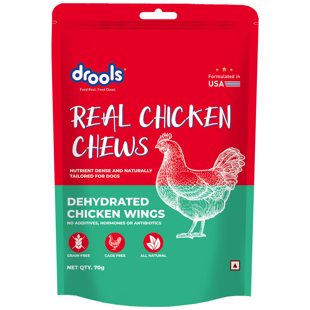 Drools Dehydrated Real Chicken Wing Chews Treat For Dogs Copy