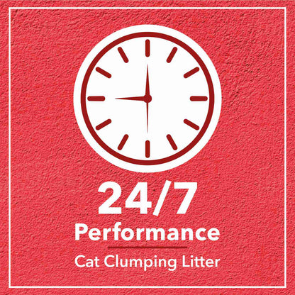 Drools Lavender Scented Clumping Cat Litter — in use