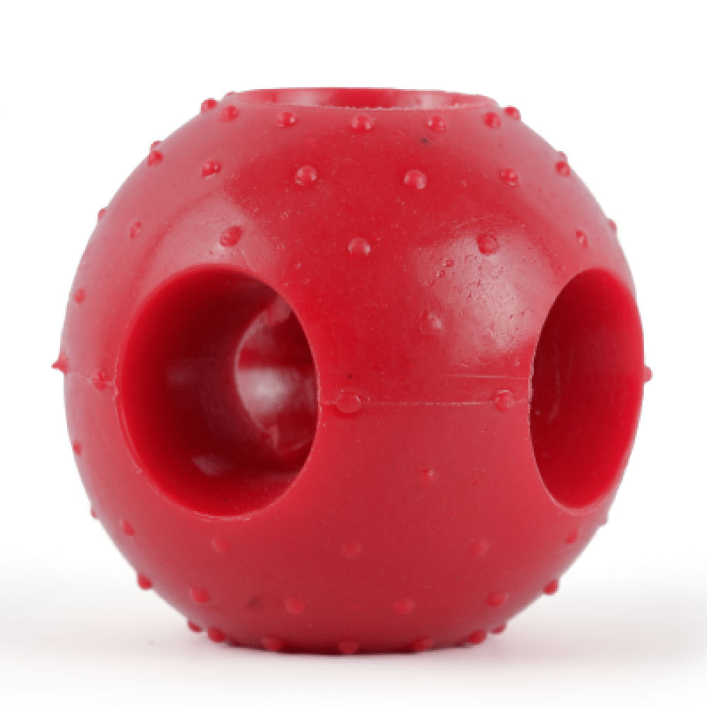 Drools Non Toxic Rubber Hole Ball Chew Toy For Dogs