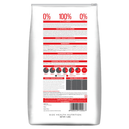 Drools Premium Small Breed Adult Dog Dry Food — side view