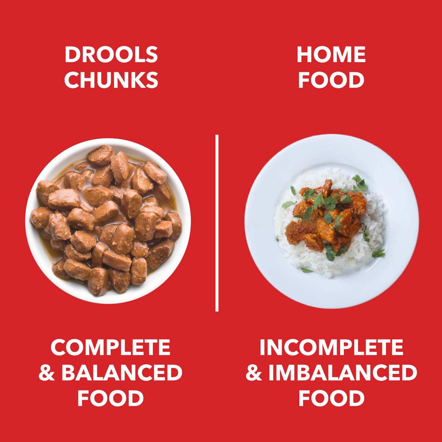Drools Real Chicken & Chicken Liver Chunks in Gravy Puppy Dog Wet Food — back view
