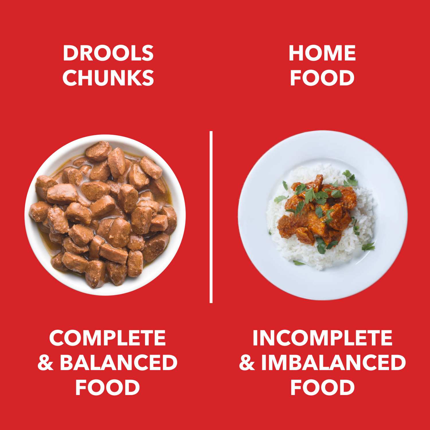 Drools Real Chicken & Chicken Liver Chunks in Gravy Puppy Dog Wet Food — back view