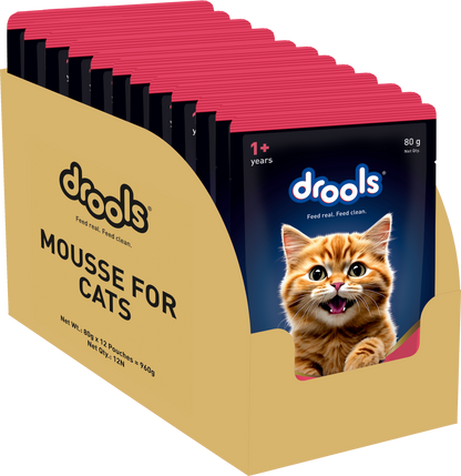 Drools Salmon Mousse Adult Cat Wet Food — back view
