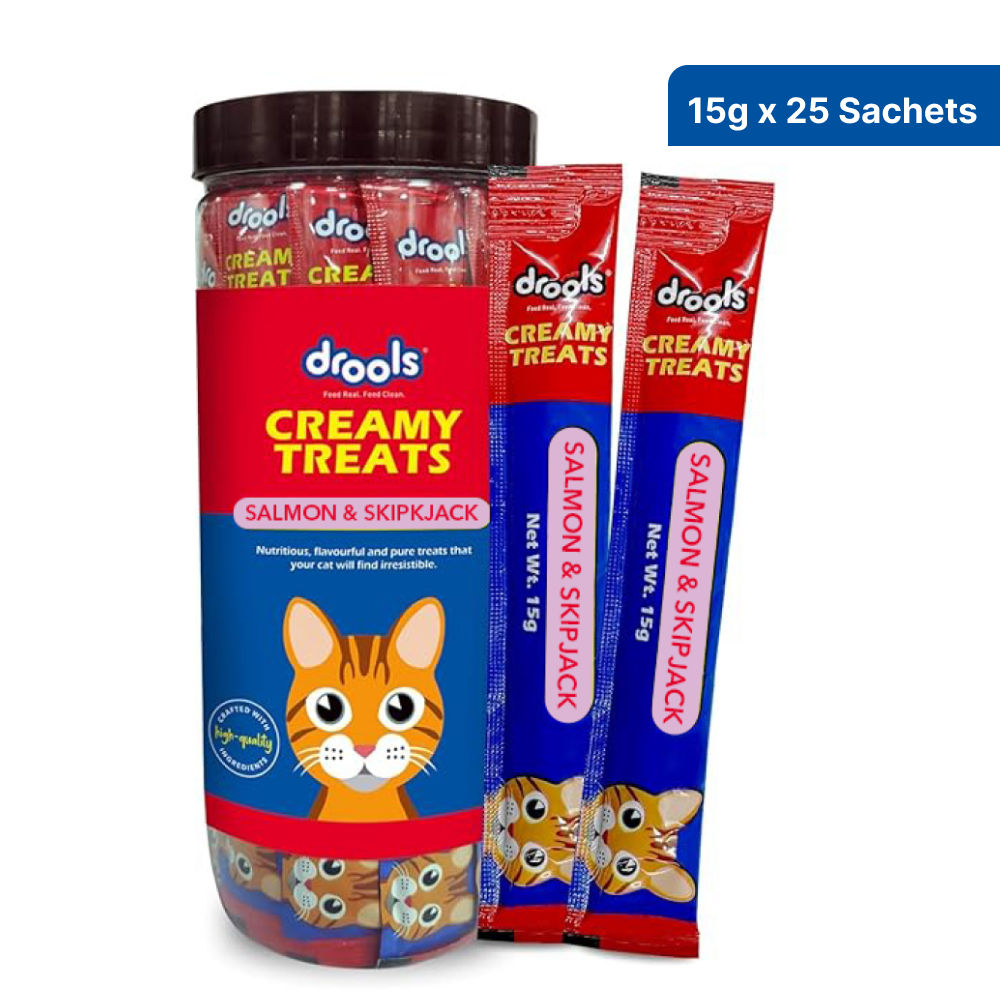 Drools Salmon Skipjack Creamy Cat Treats