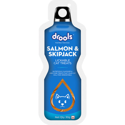 Drools Salmon Skipjack Creamy Lickable Treats For Cats