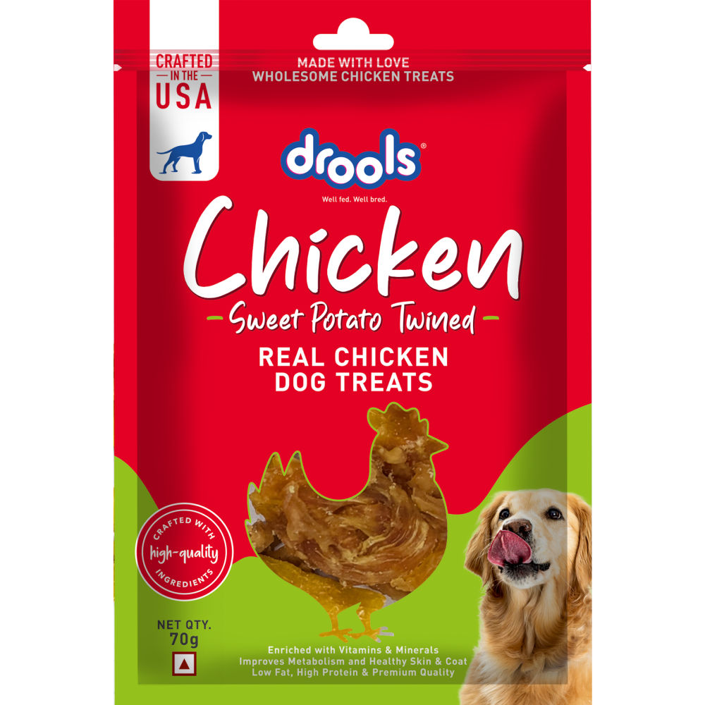 Drools Sweet Potato Twined Treats For Dogs
