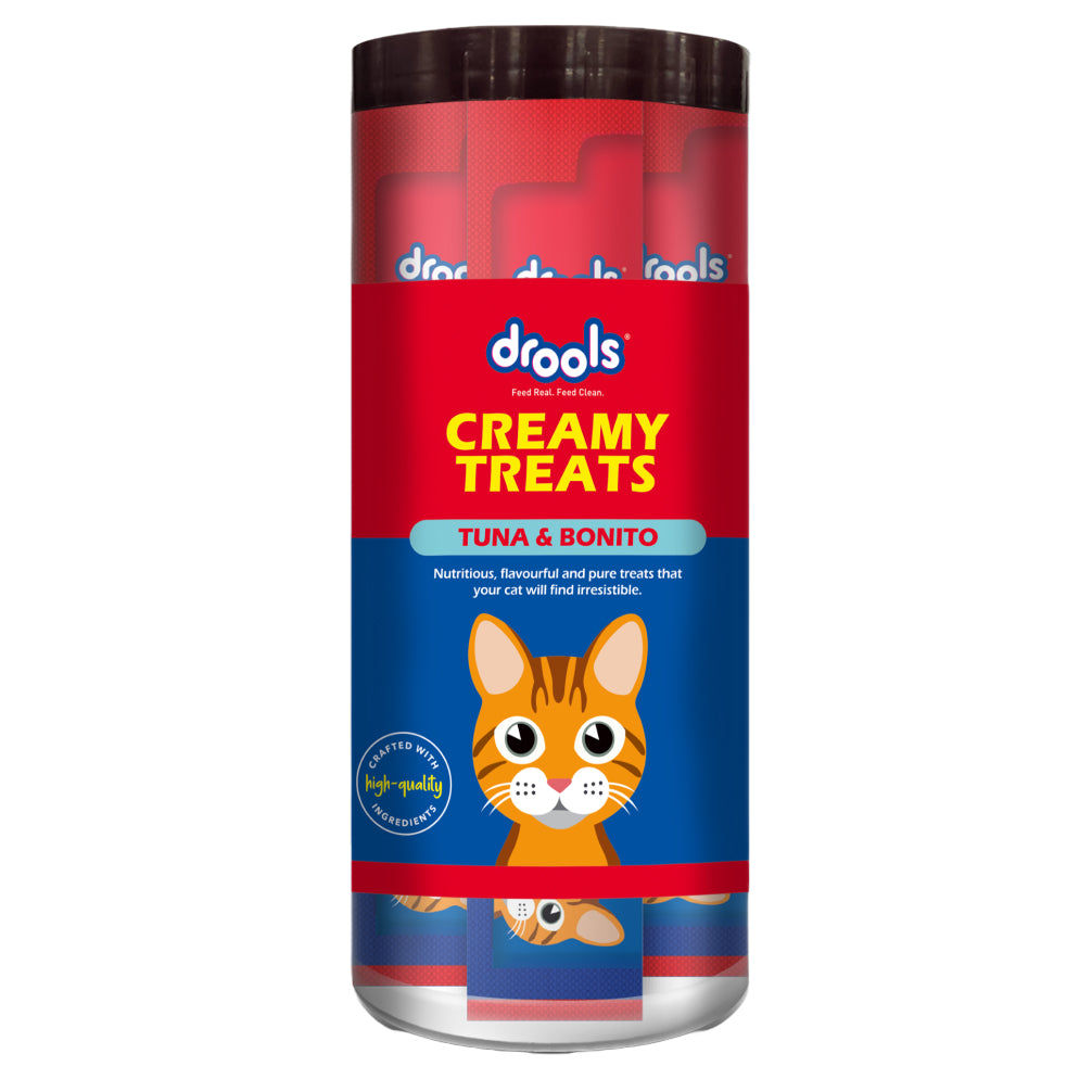 Drools Tuna & Bunito Creamy Cat Treats — back view