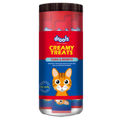 Drools Tuna & Bunito Creamy Cat Treats — back view