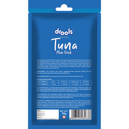 Drools Tuna Mini Sticks Cat Treats — side view