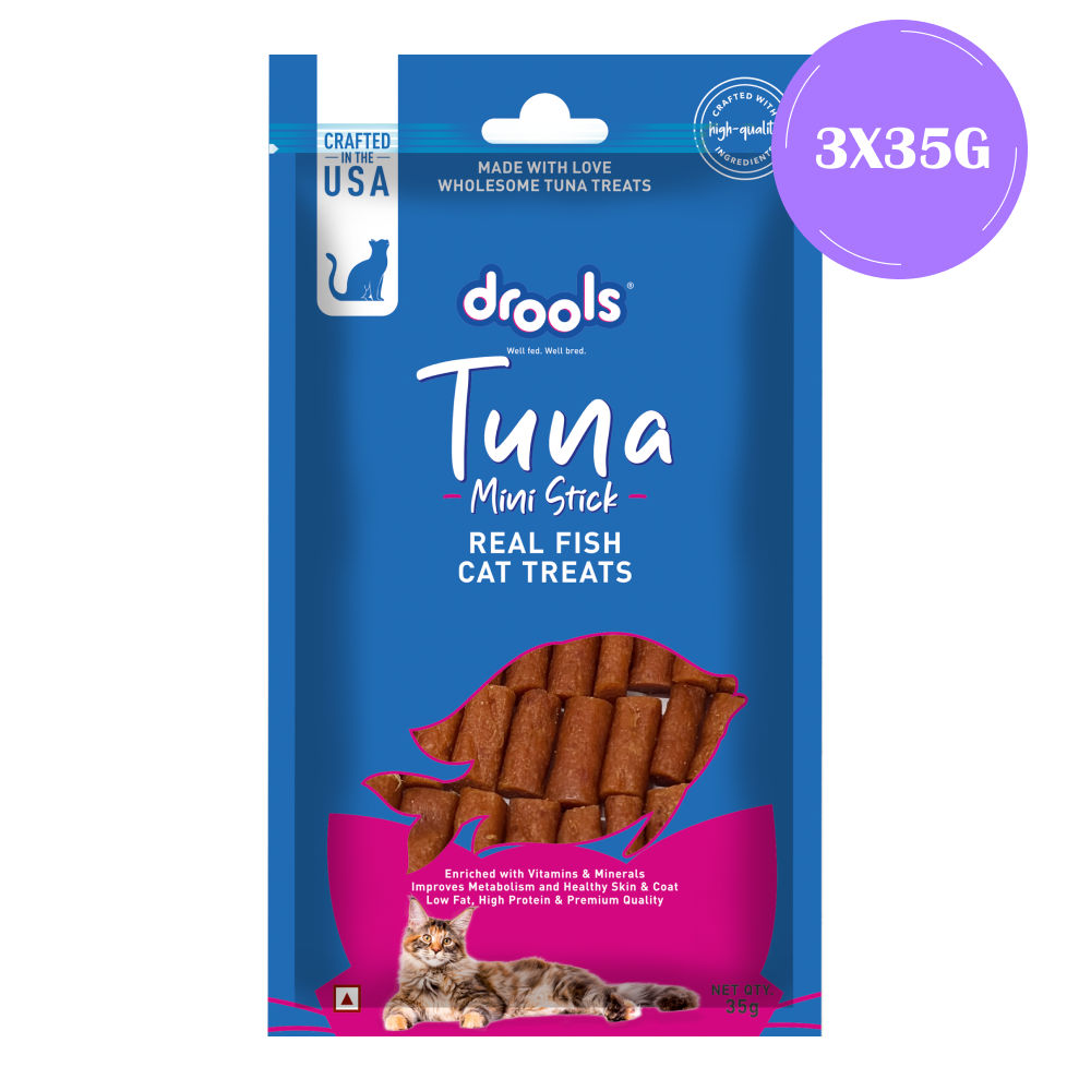 Drools Tuna Mini Sticks Cat Treats — detail shot
