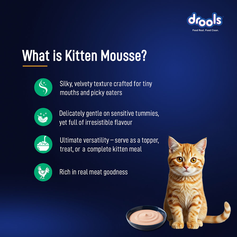 Drools Tuna Mousse Kitten Cat Wet Food — side view
