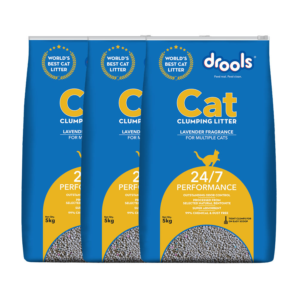Drools Lavender Scented Clumping Cat Litter — image 6
