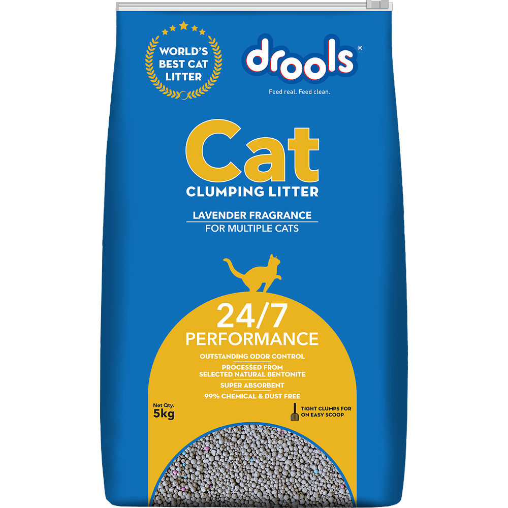 drools-lavender-scented-clumping-cat-litter 5kg