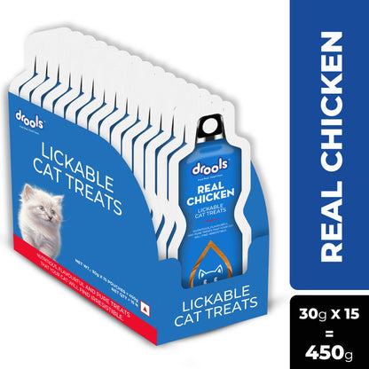 Drools Real Chicken Creamy Lickable Cat Treats — image 6