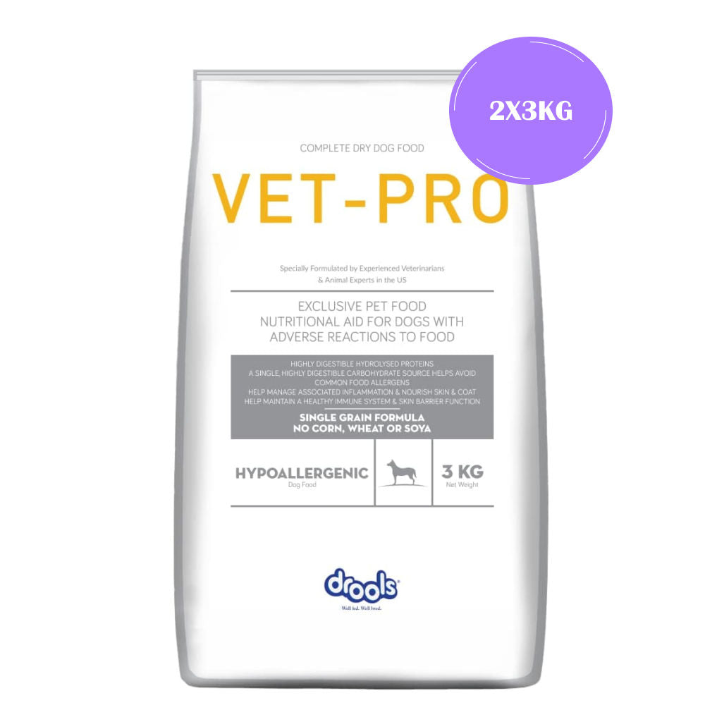 drools-vet-pro-hypoallergenic-adult-dog-dry-food 2x3kg