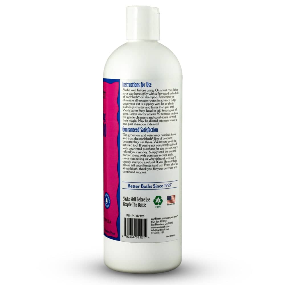 Earthbath 2 In 1 Conditioning Cat Shampoo Light Wild Cherry - Image 4