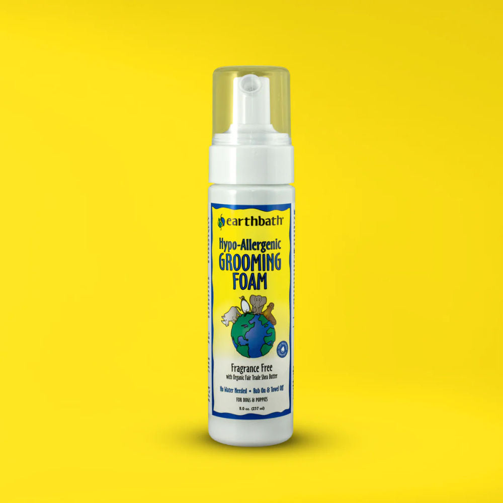 EarthBath Hypo Allergenic Fragrance Free Foam for Dogs — in use