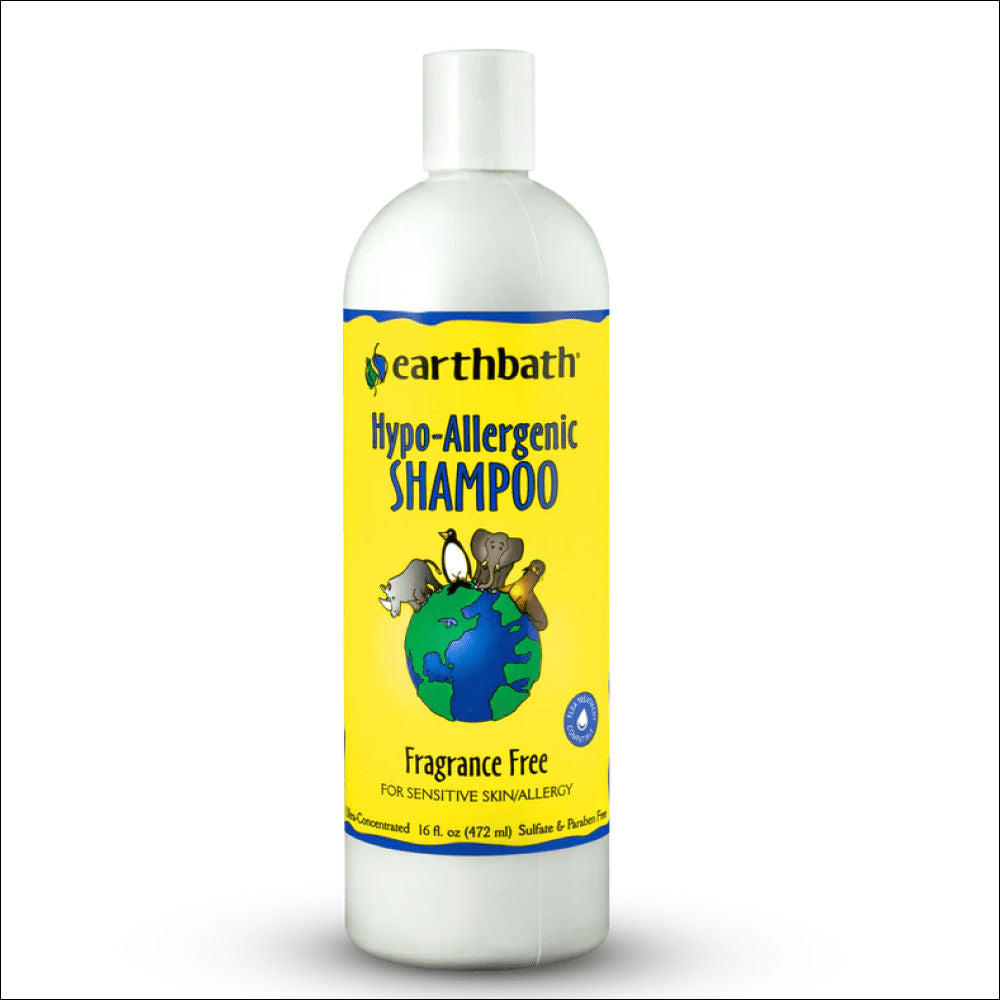 EarthBath Hypo Allergenic Fragrance Free Shampoo for Dogs and Cats — side view