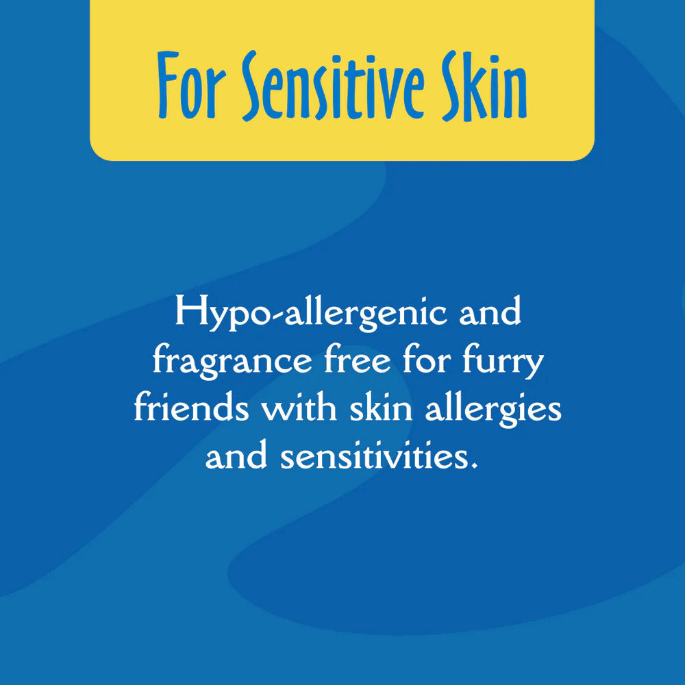 EarthBath Hypo Allergenic Fragrance Free Shampoo for Dogs and Cats — back view