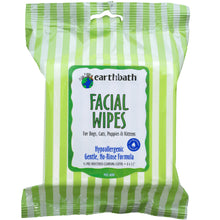 Earthbath Hypo Allergenic Fragrance Free Facial Wipes For Pets