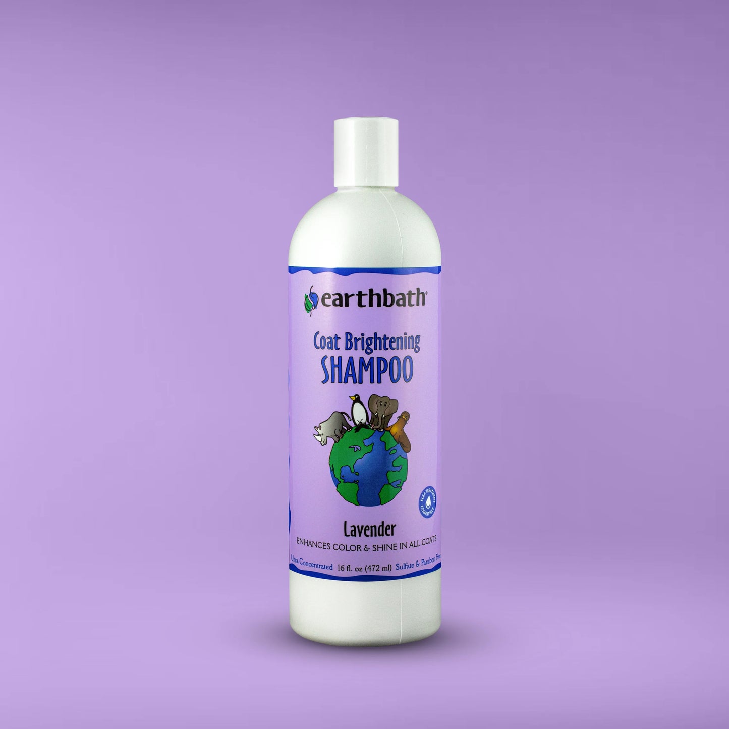 Earthbath Lavender Coat Brightening Shampoo For Dogs And Cats