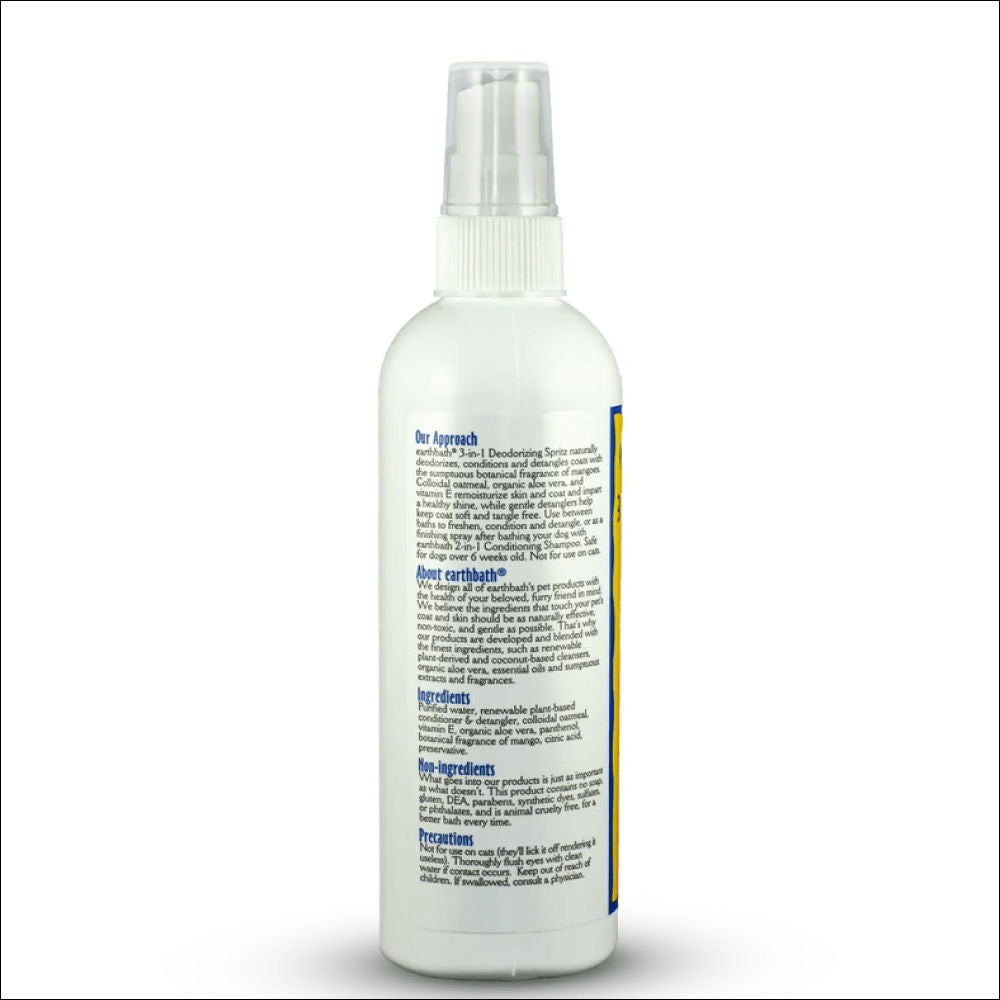 Earthbath Mango Tango Spritz for Dogs and Cats — side view