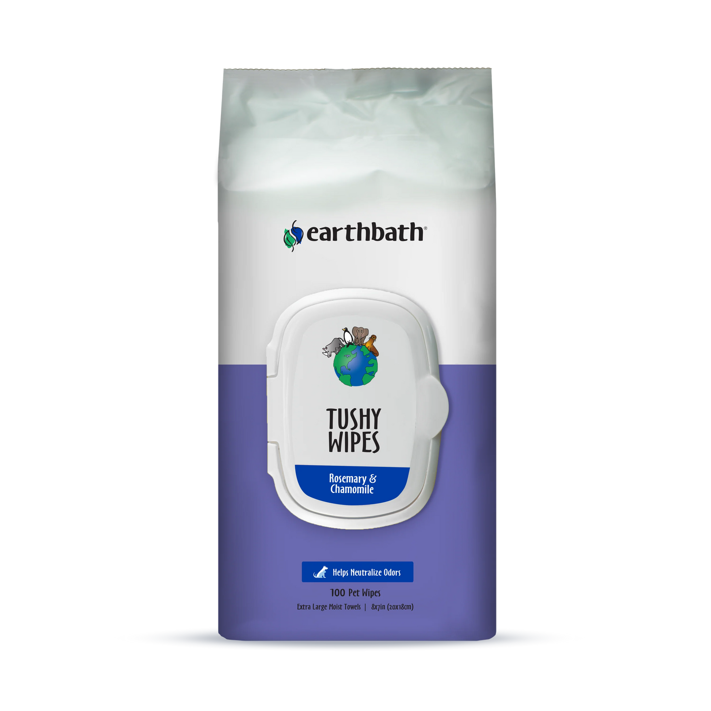 Earthbath Tushy Wipes For Dogs And Cats