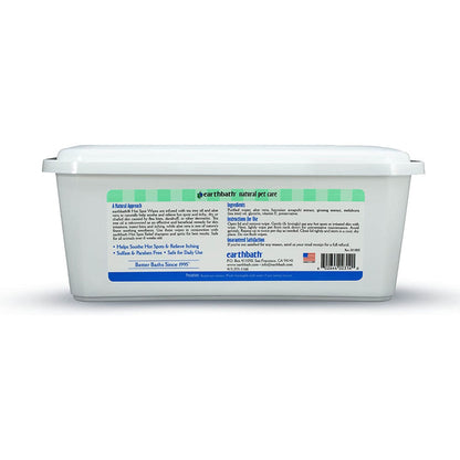 EarthBath Tea Tree & Aloe Vera Hot Spot Wipes for Dogs and Cats — side view