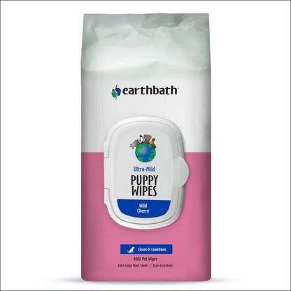 Earthbath Ultra Mild Puppy Grooming Wipes For Pets