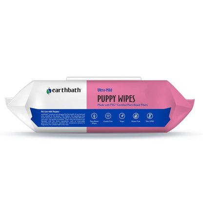 EarthBath Ultra Mild Grooming Wipes for Dogs and Cats — back view