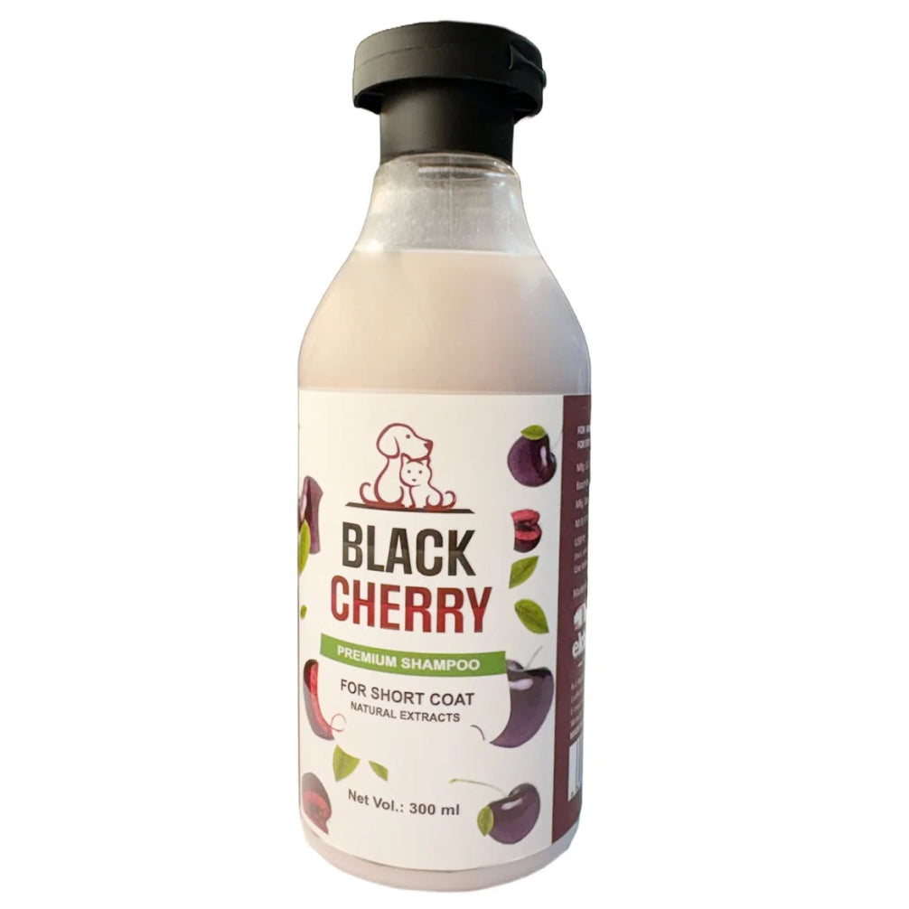 Ek Tek Black Cherry Prem Shampoo 300Ml For Dogs And Cats