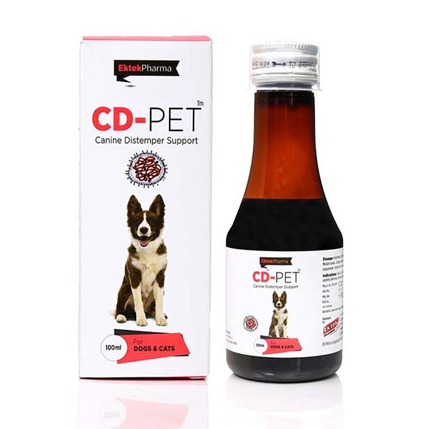 Ek Tek Cd Pet Drops 100Ml