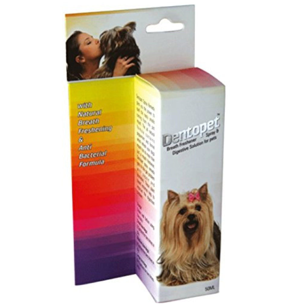 Ek Tek Dentopet Teeth Spray 50Ml For Dogs And Cats