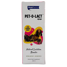 Ek Tek Pet O Lact Syrup Natural Lactation Booster For Female Dogs