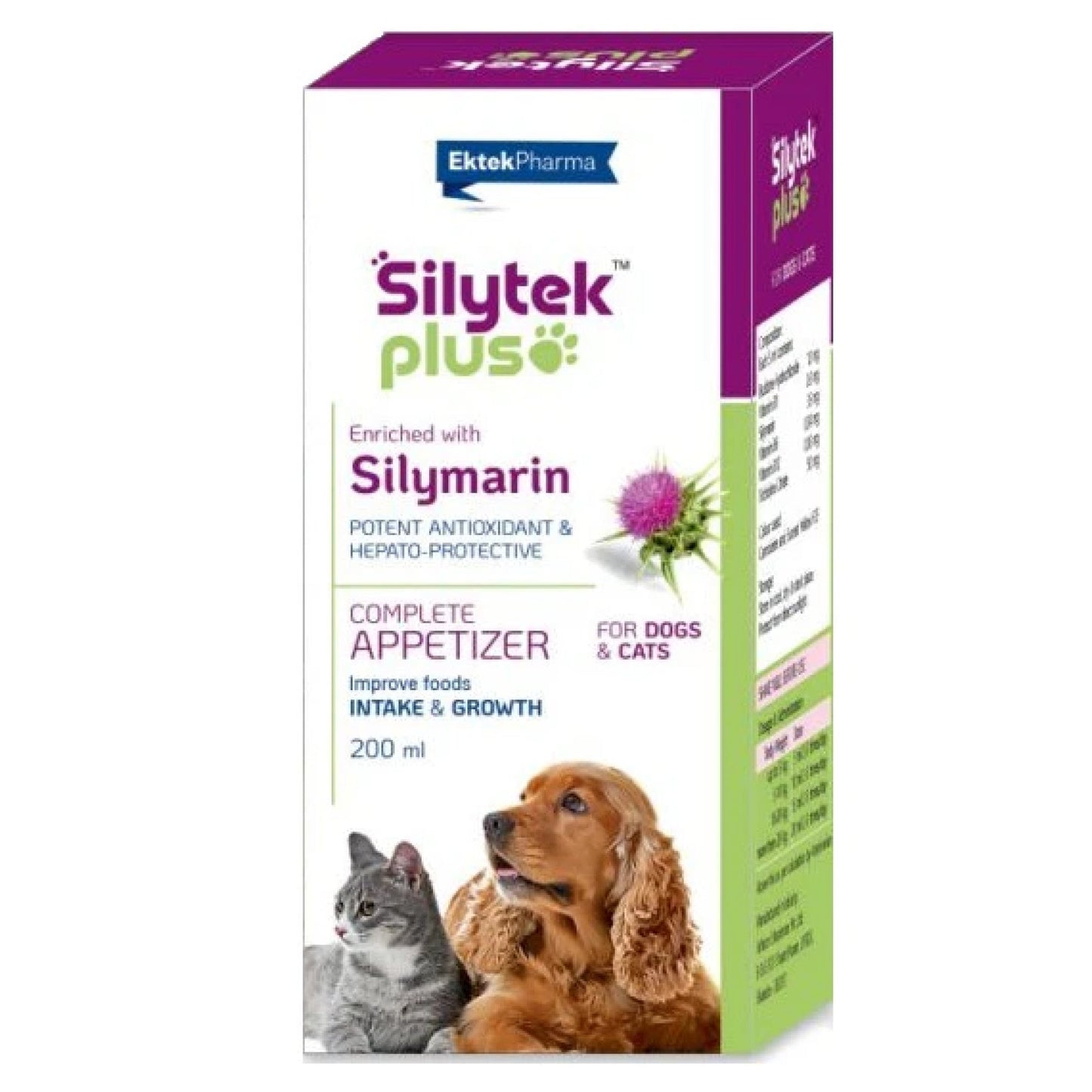 Ek Tek Silytek Plus Suspension Appetite Stimulant for Dogs (200ml)