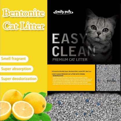 Emily Pets Lemon Scented Cat Litter — side view