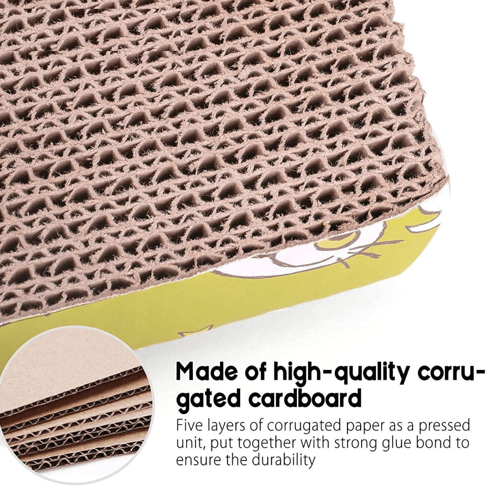 Emily Pets Sofa Bed Scratching Pad for Kittens (Beige) — back view